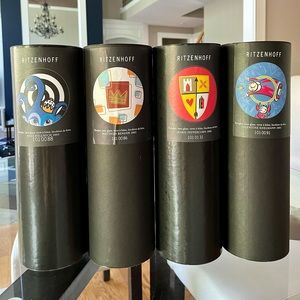 Ritzenhoff Collectible Designer Beer Glass Set - Brand New